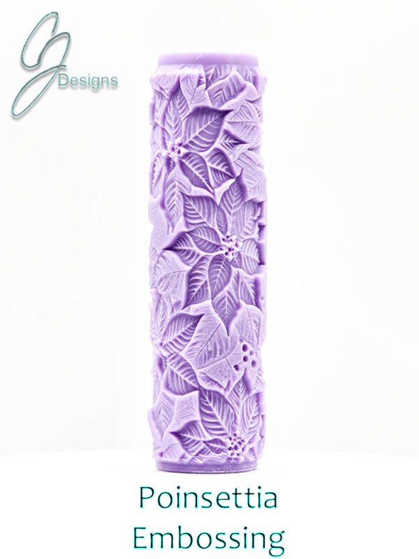 Poinsettia Intricate Detail Texture Roller