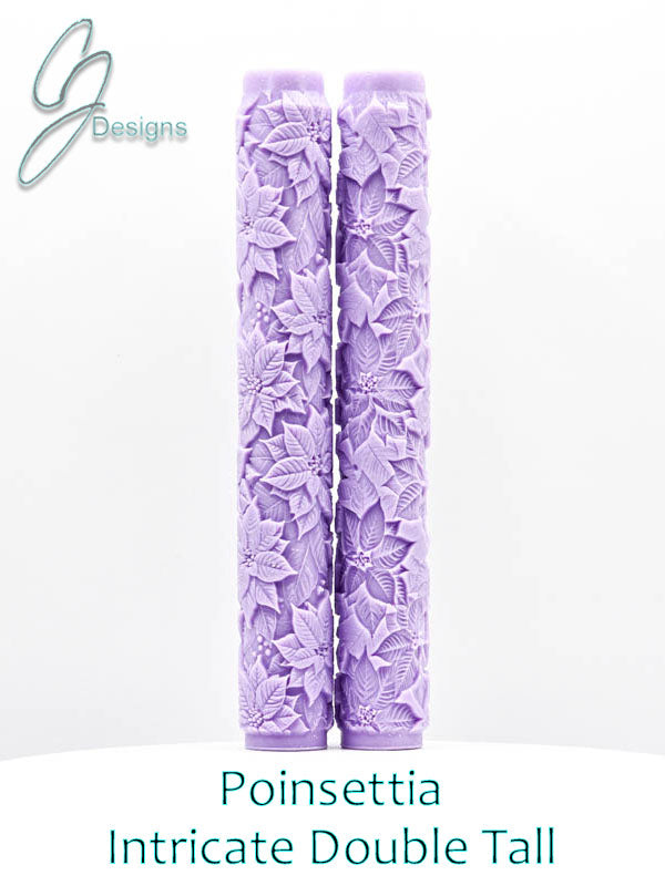 Poinsettia Intricate Detail Texture Roller