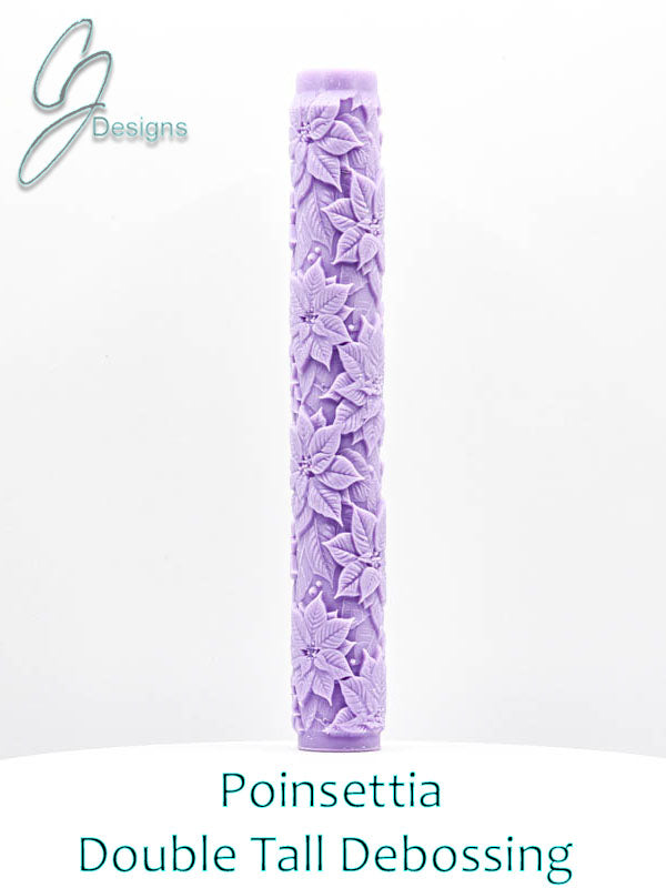 Poinsettia Intricate Detail Texture Roller
