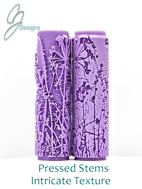 Pressed Stems Intricate Detail Texture Roller