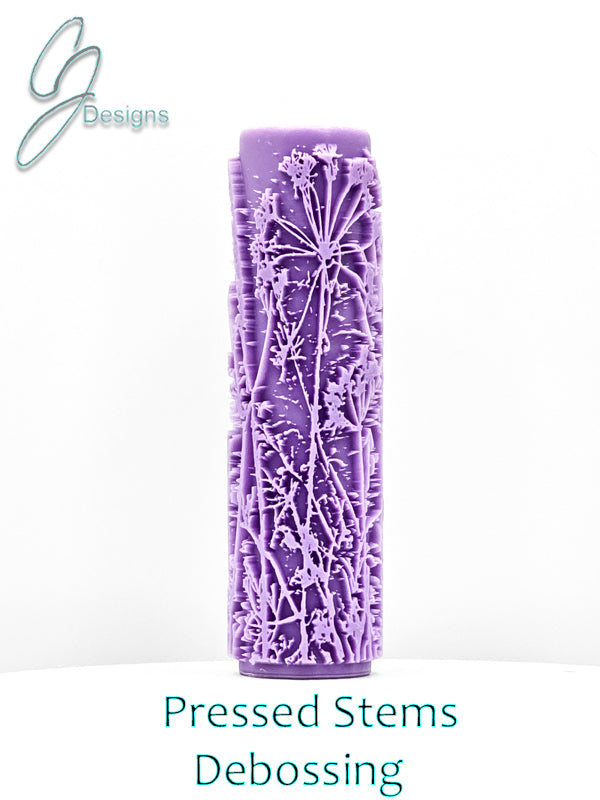 Pressed Stems Intricate Detail Texture Roller