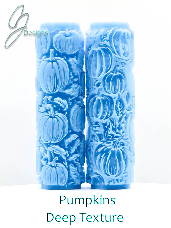 Pumpkins Deep Impression Texture Roller
