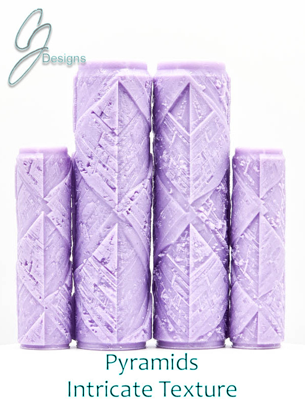 Pyramids Intricate Detail Texture Roller