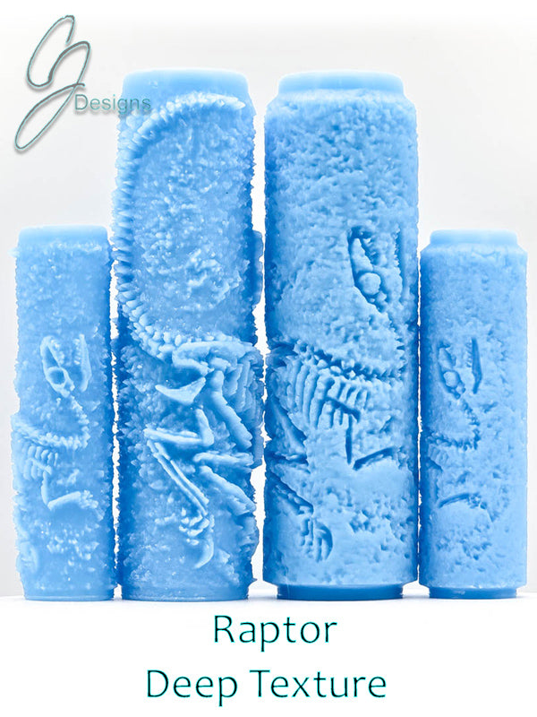 Raptor Deep Impression Texture Rollers