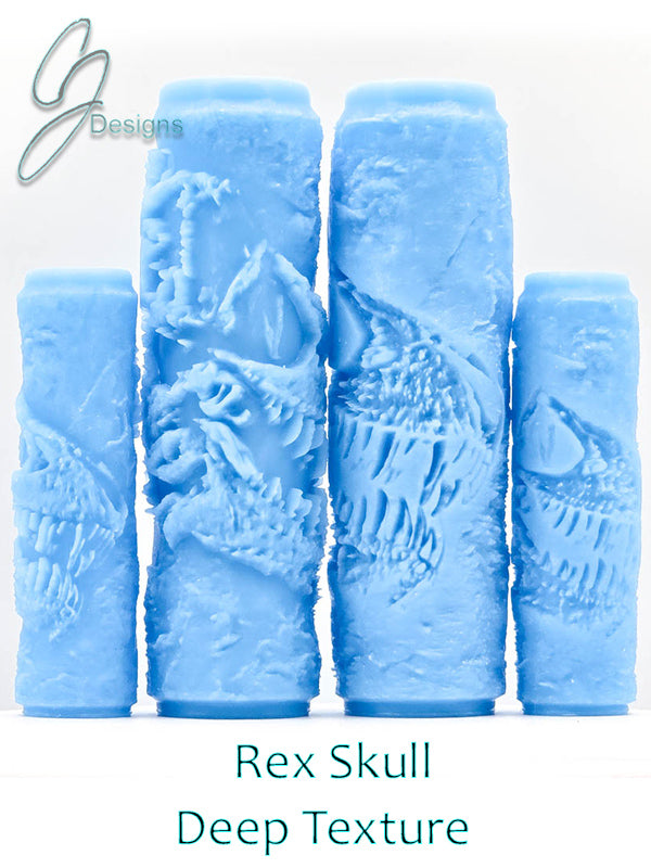 Rex Skull Deep Impression Texture Rollers