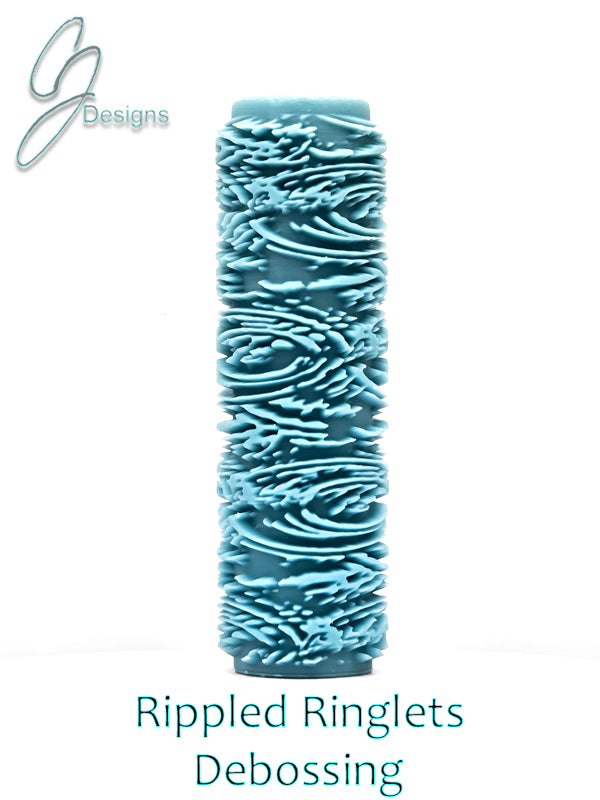Rippled Ringlets Deep Impression Texture Rollers