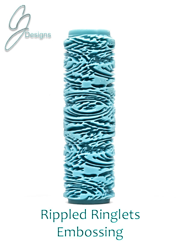 Rippled Ringlets Deep Impression Texture Rollers