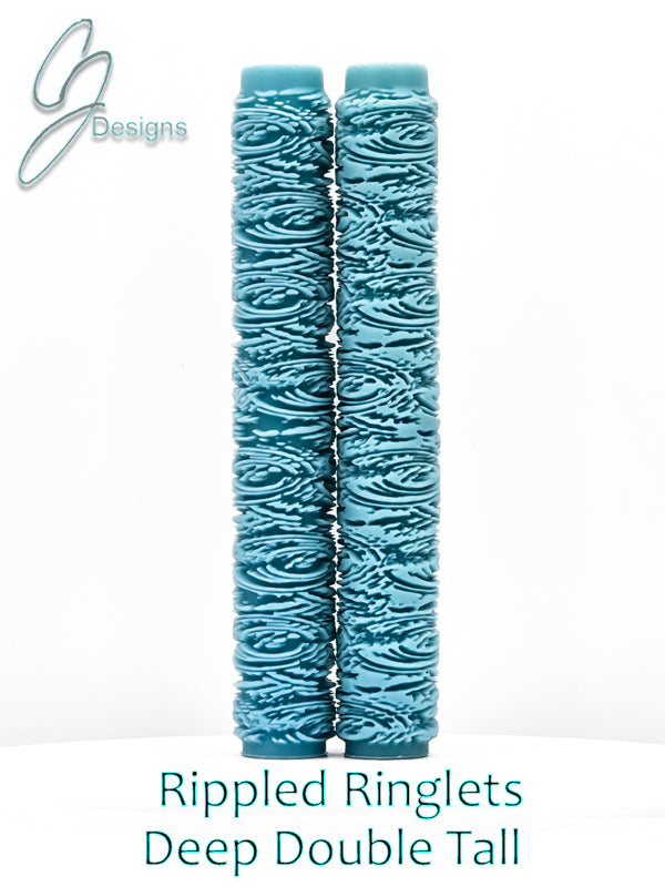 Rippled Ringlets Deep Impression Texture Rollers