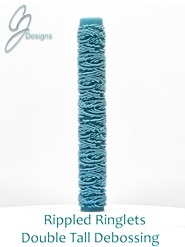 Rippled Ringlets Deep Impression Texture Rollers