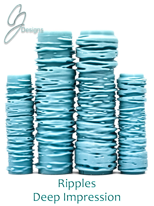 Ripples Deep Impression Texture Rollers