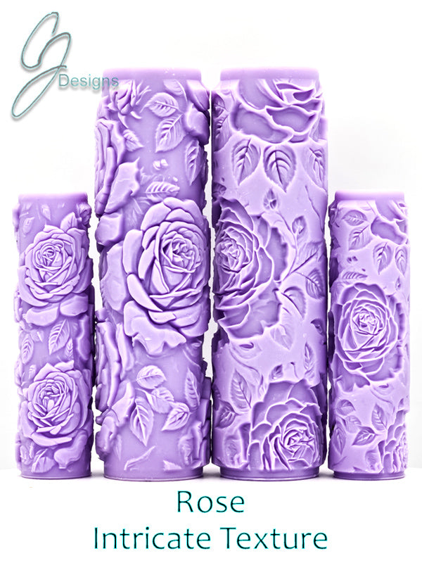 Rose Intricate Detail Texture Roller