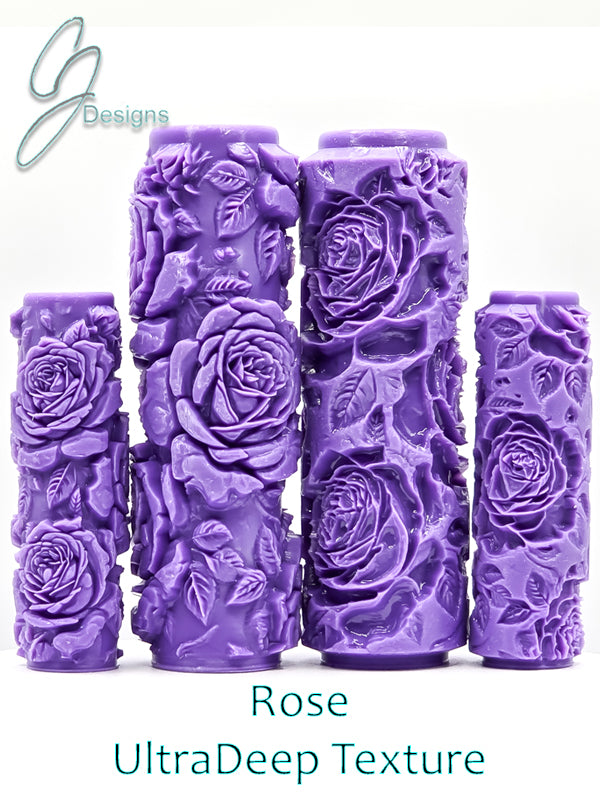 Rose Floral Collection Ultra Deep Texture Roller