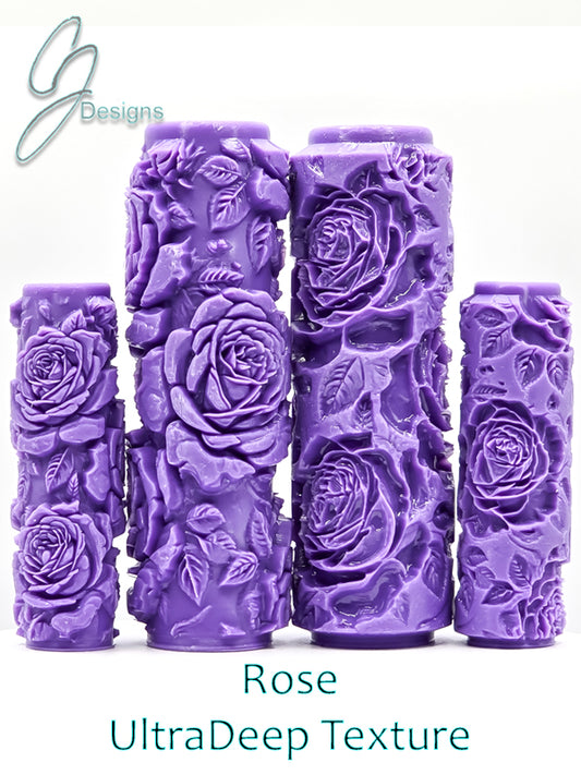 Rose Floral Collection Ultra Deep Texture Roller
