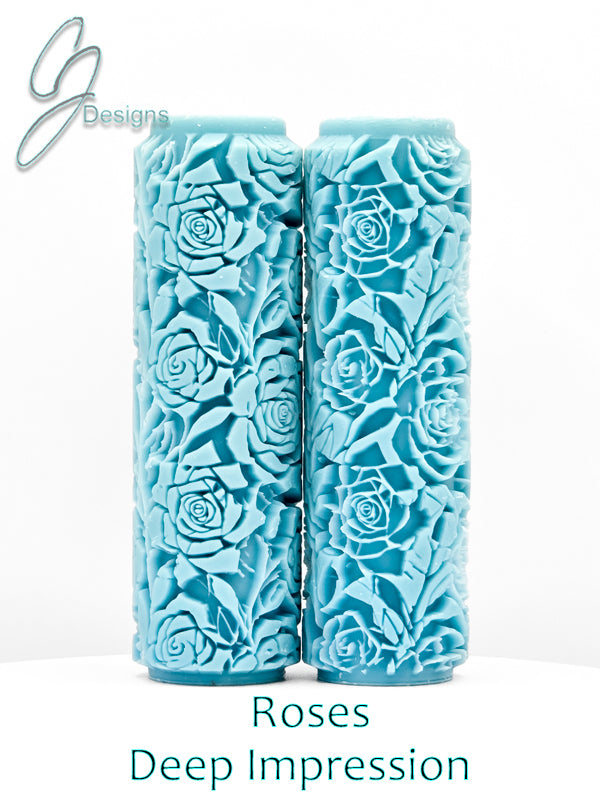Roses Deep Impression Texture Rollers