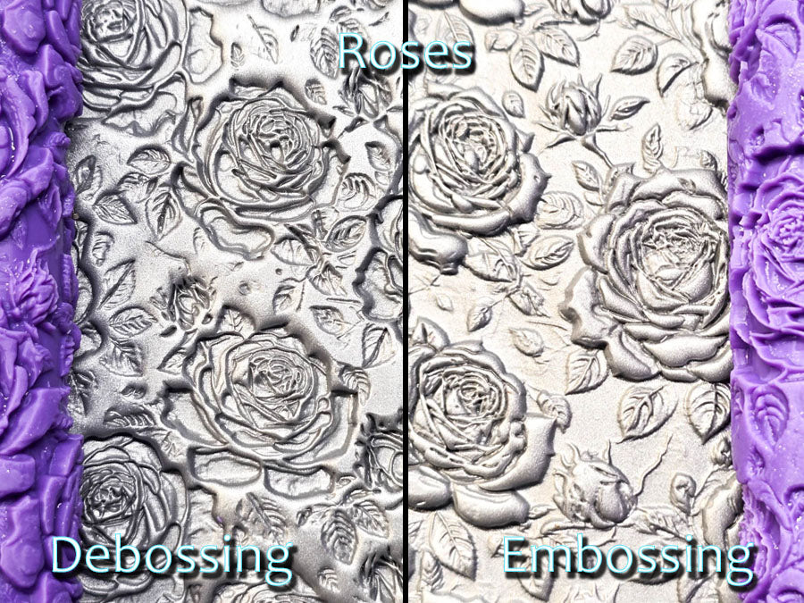 Rose Floral Collection Ultra Deep Texture Roller