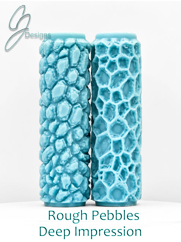 Rough Pebbles Deep Impression Texture Rollers