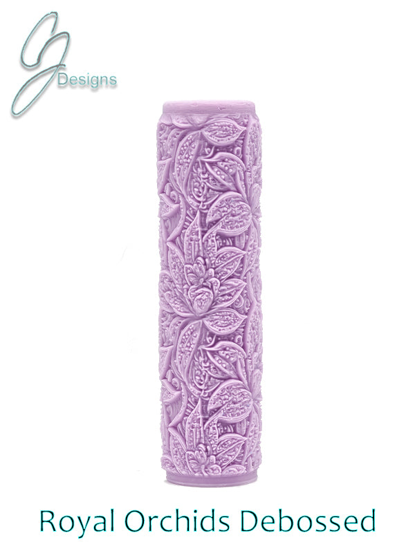 Royal Orchids Intricate Detail Texture Roller