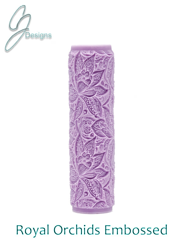 Royal Orchids Intricate Detail Texture Roller