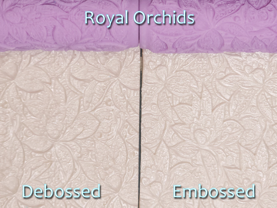 Royal Orchids Intricate Detail Texture Roller