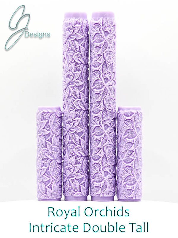 Royal Orchids Intricate Detail Texture Roller
