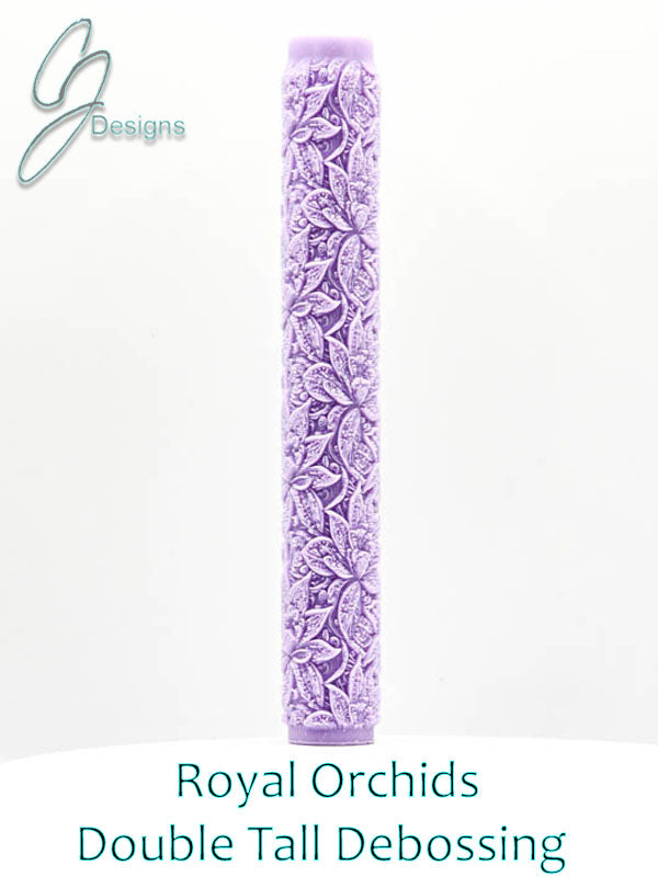 Royal Orchids Intricate Detail Texture Roller