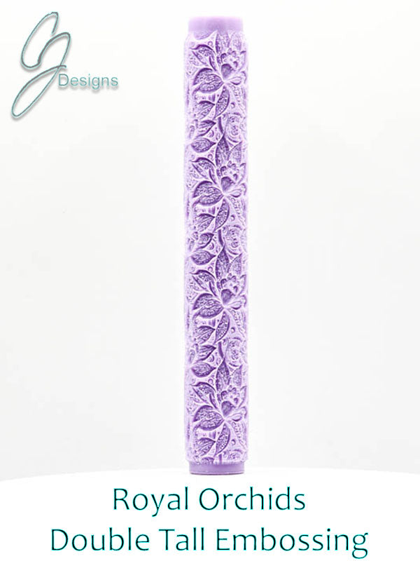 Royal Orchids Intricate Detail Texture Roller