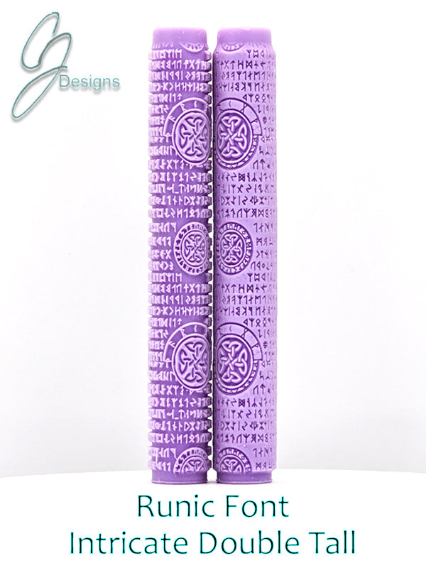 Runic Font Intricate Detail Texture Roller