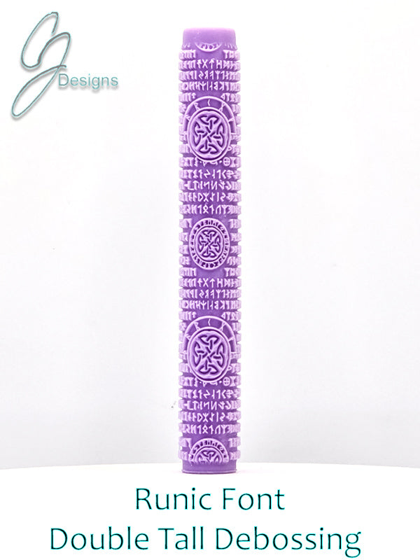 Runic Font Intricate Detail Texture Roller