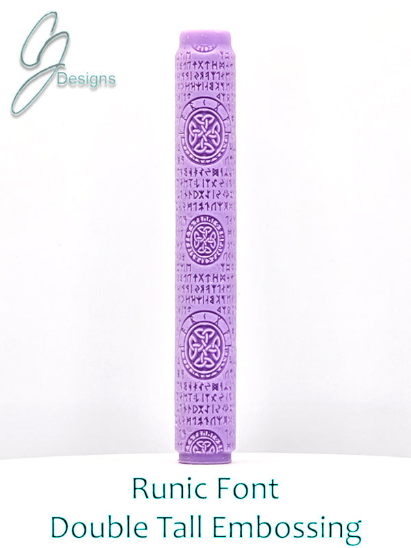 Runic Font Intricate Detail Texture Roller