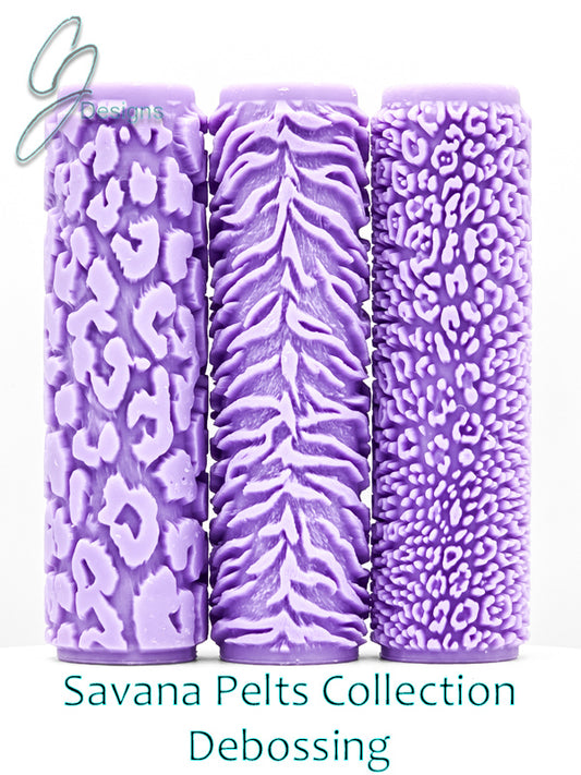 Savana Pelts Collection Intricate Detail Texture Rollers