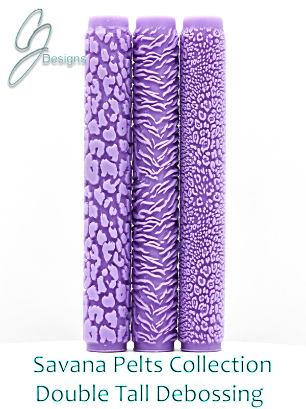Savana Pelts Collection Intricate Detail Texture Rollers