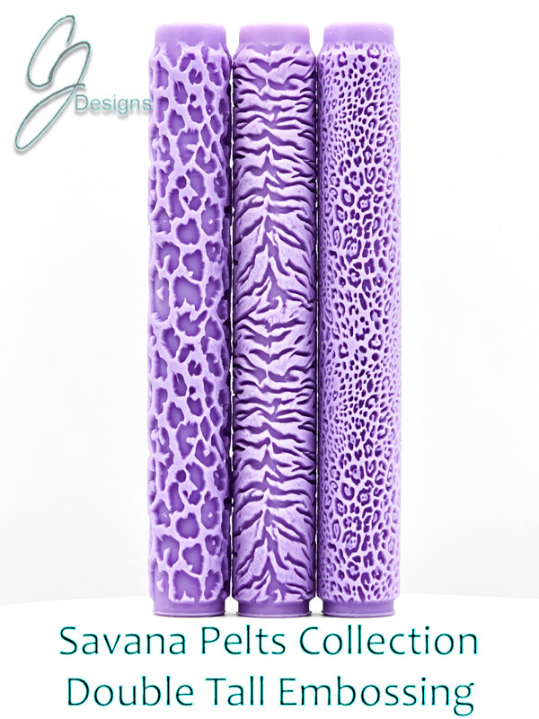 Savana Pelts Collection Intricate Detail Texture Rollers