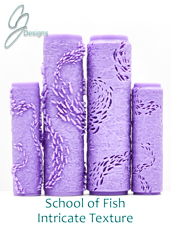 School of Fish Intricate Detail Texture Roller