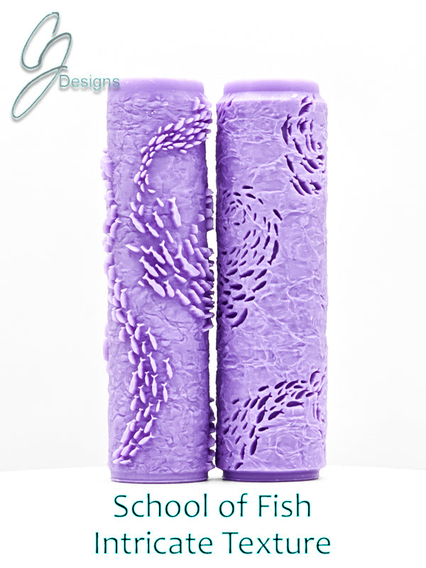 School of Fish Intricate Detail Texture Roller
