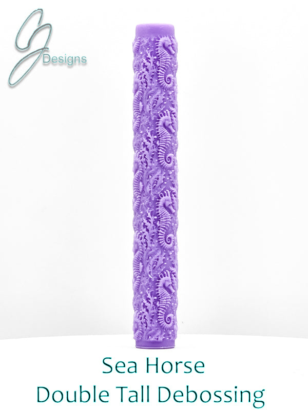 Seahorse Intricate Detail Texture Roller
