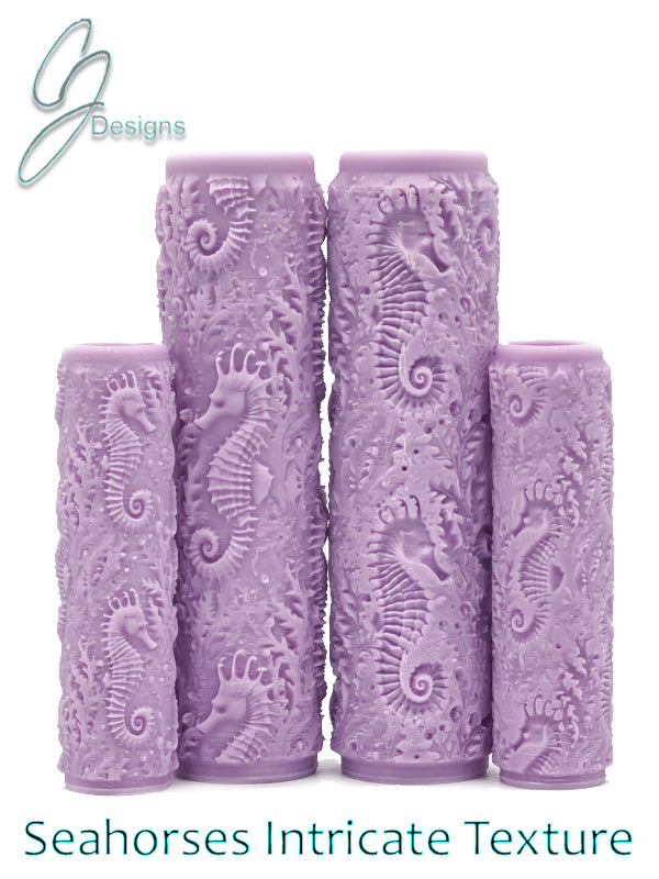 Seahorse Intricate Detail Texture Roller