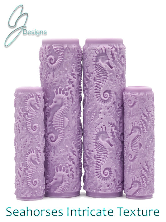 Seahorse Intricate Detail Texture Roller