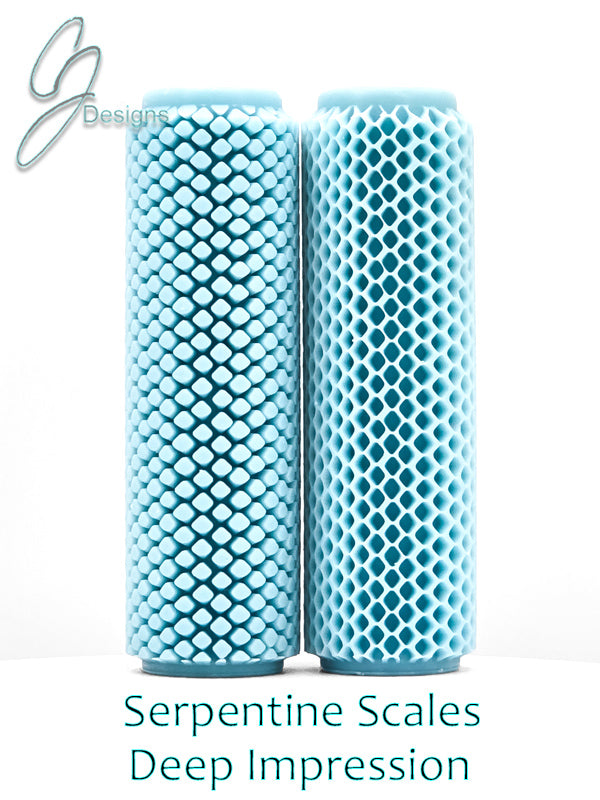 Serpentine Scales Deep Impression Texture Rollers