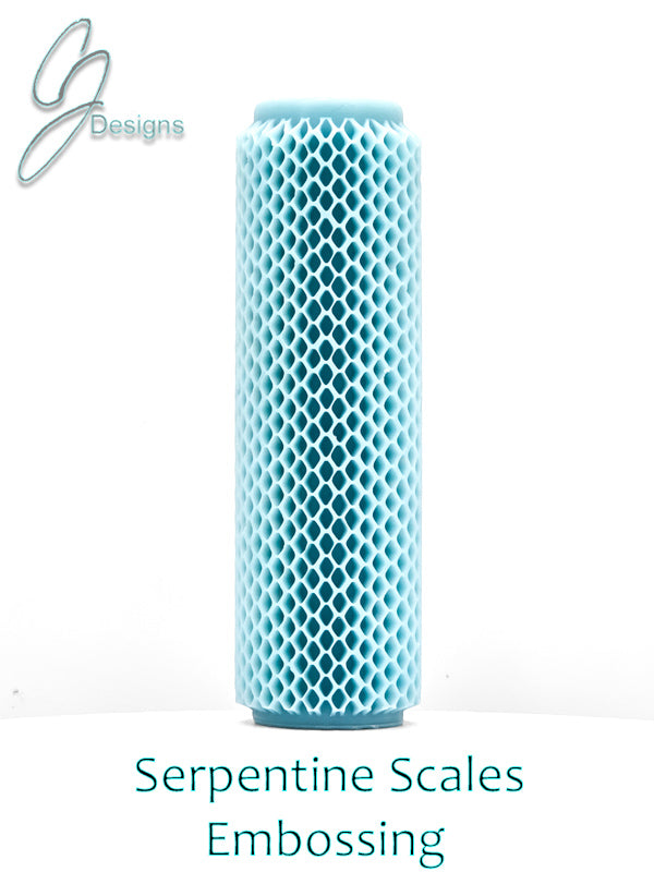Serpentine Scales Deep Impression Texture Rollers
