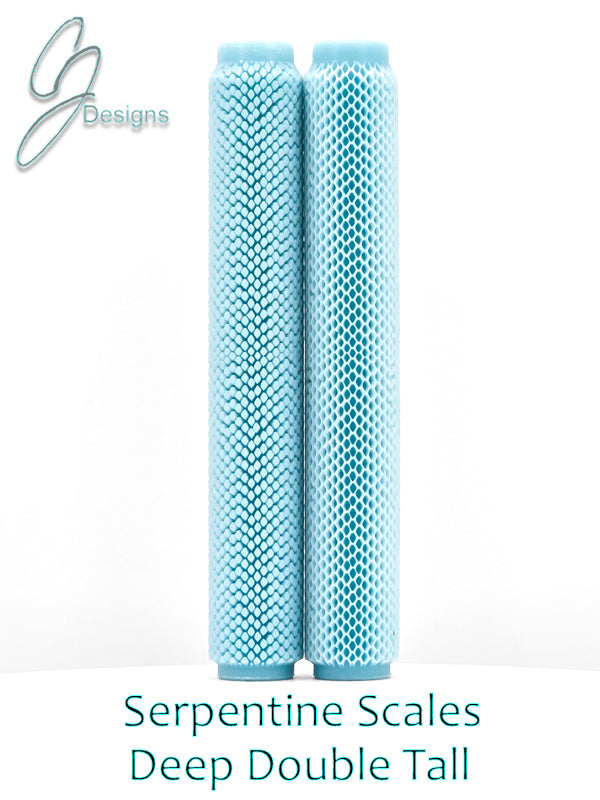 Serpentine Scales Deep Impression Texture Rollers