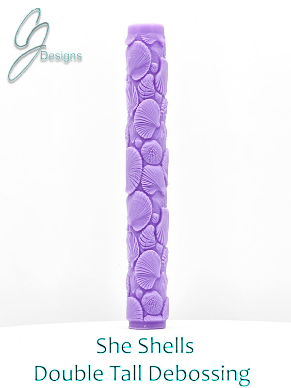 She Shells Intricate Detail Texture Roller