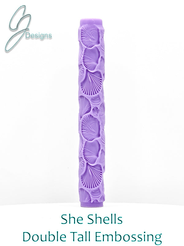 She Shells Intricate Detail Texture Roller