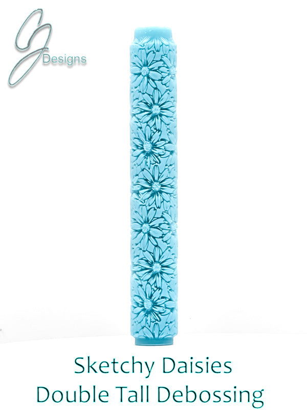 Sketchy Daisies Deep Impression Texture Rollers