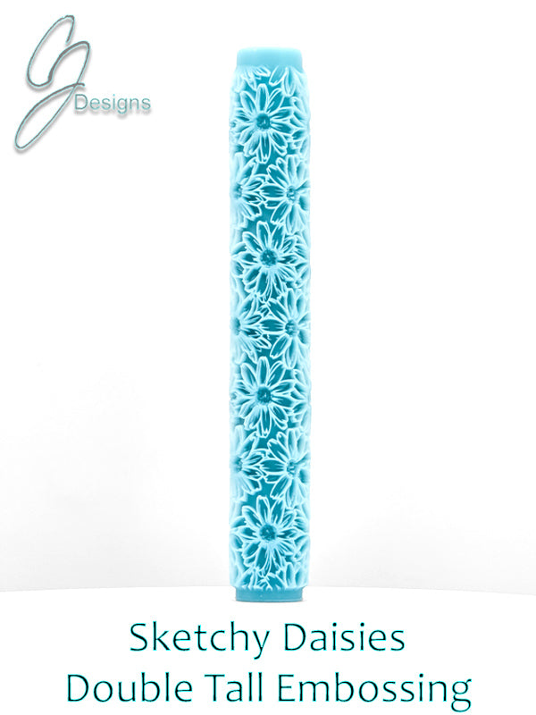 Sketchy Daisies Deep Impression Texture Rollers
