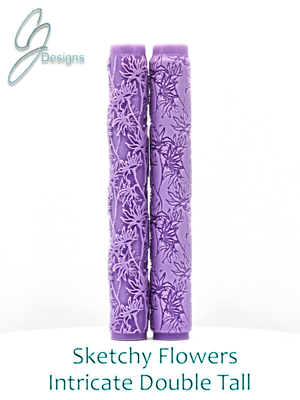 Sketchy Flowers Intricate Detail Texture Roller