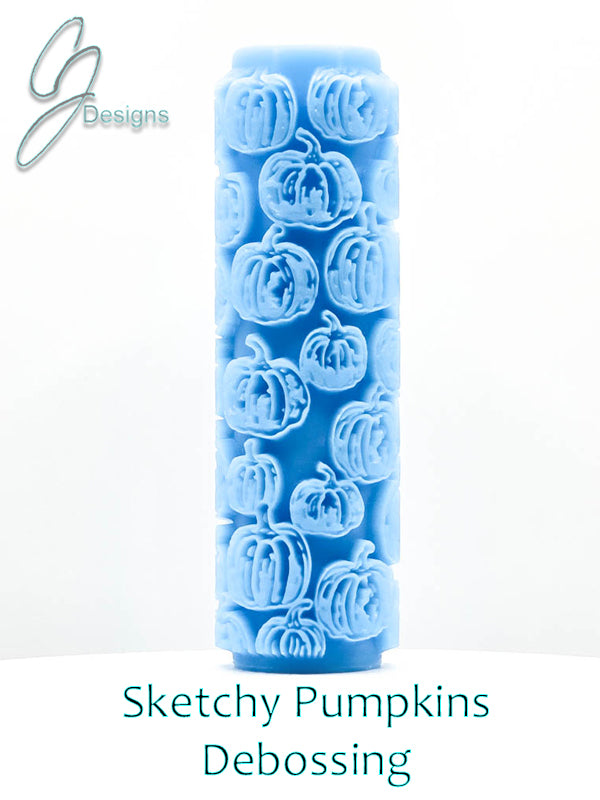 Sketchy Pumpkins Deep Impression Texture Roller