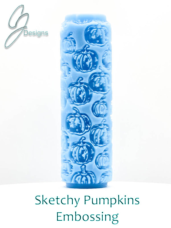 Sketchy Pumpkins Deep Impression Texture Roller