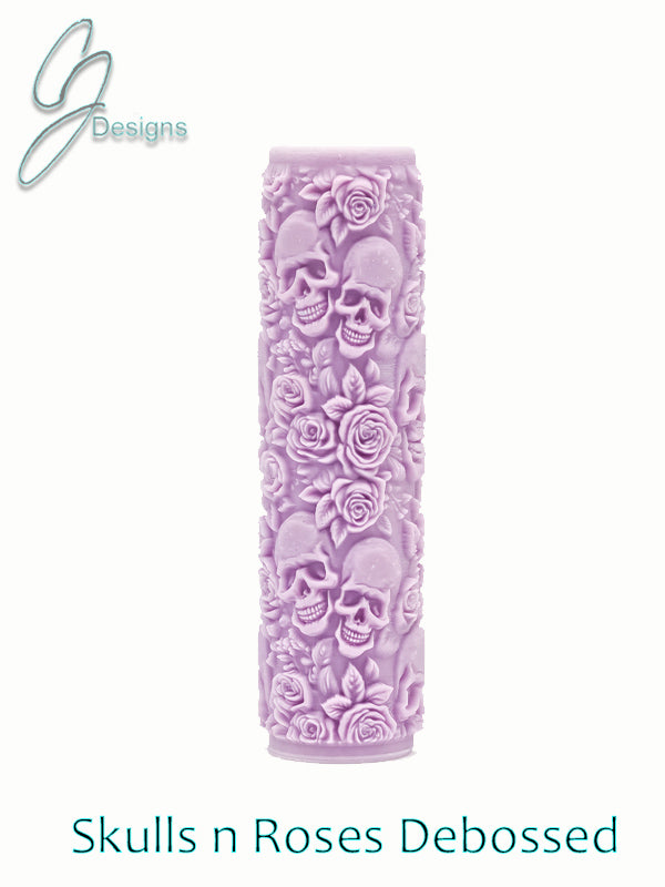 Skulls n Roses Intricate Detail Texture Roller