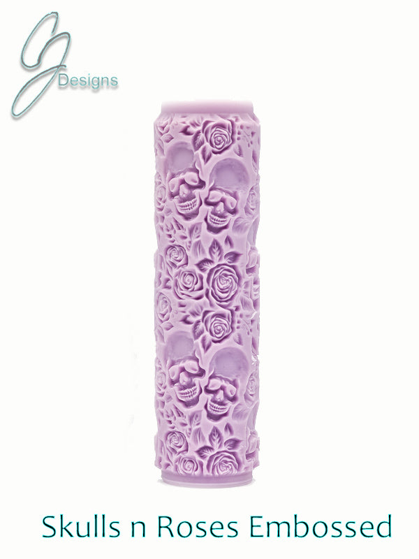 Skulls n Roses Intricate Detail Texture Roller