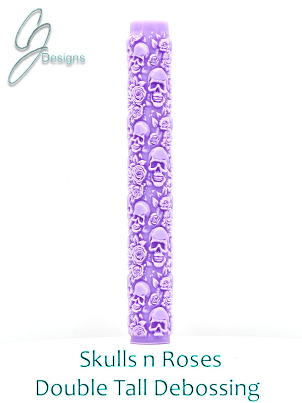 Skulls n Roses Intricate Detail Texture Roller